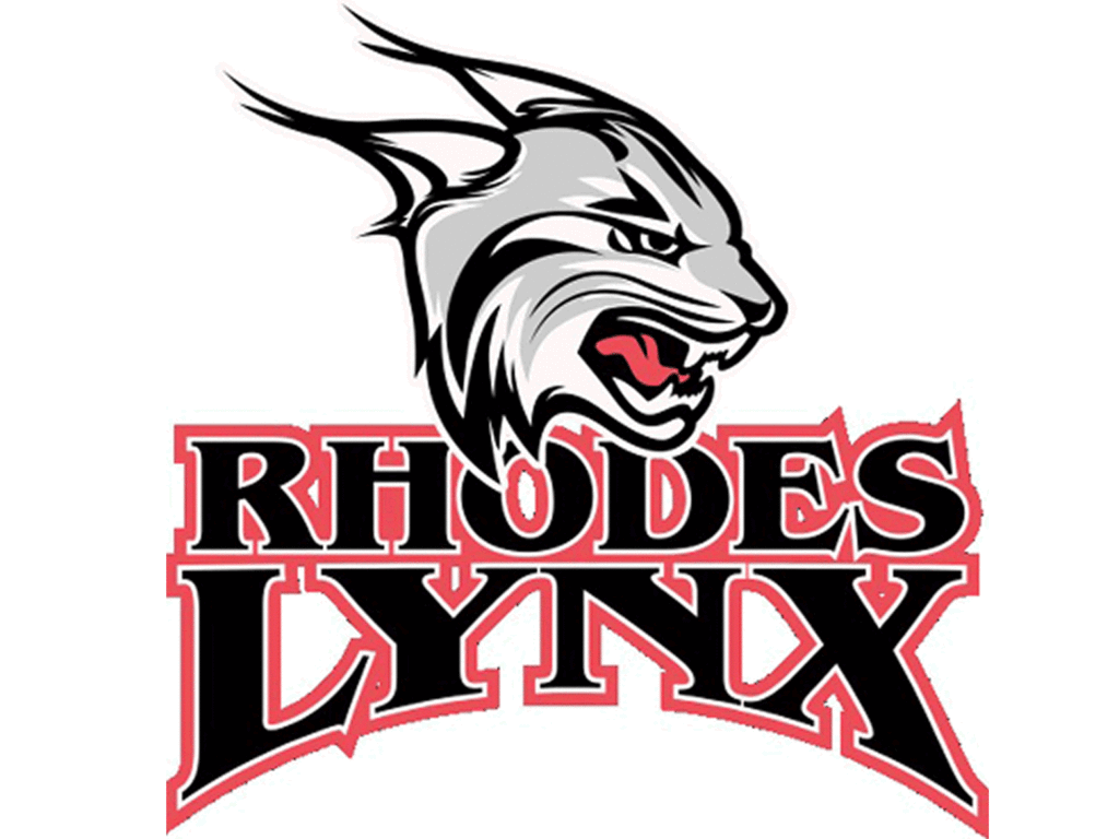 the Rhodes Lynx athletics logo