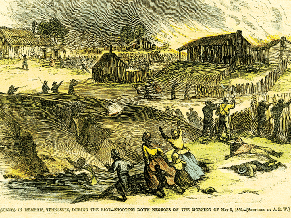 an artist sketch of a civil war type of scene