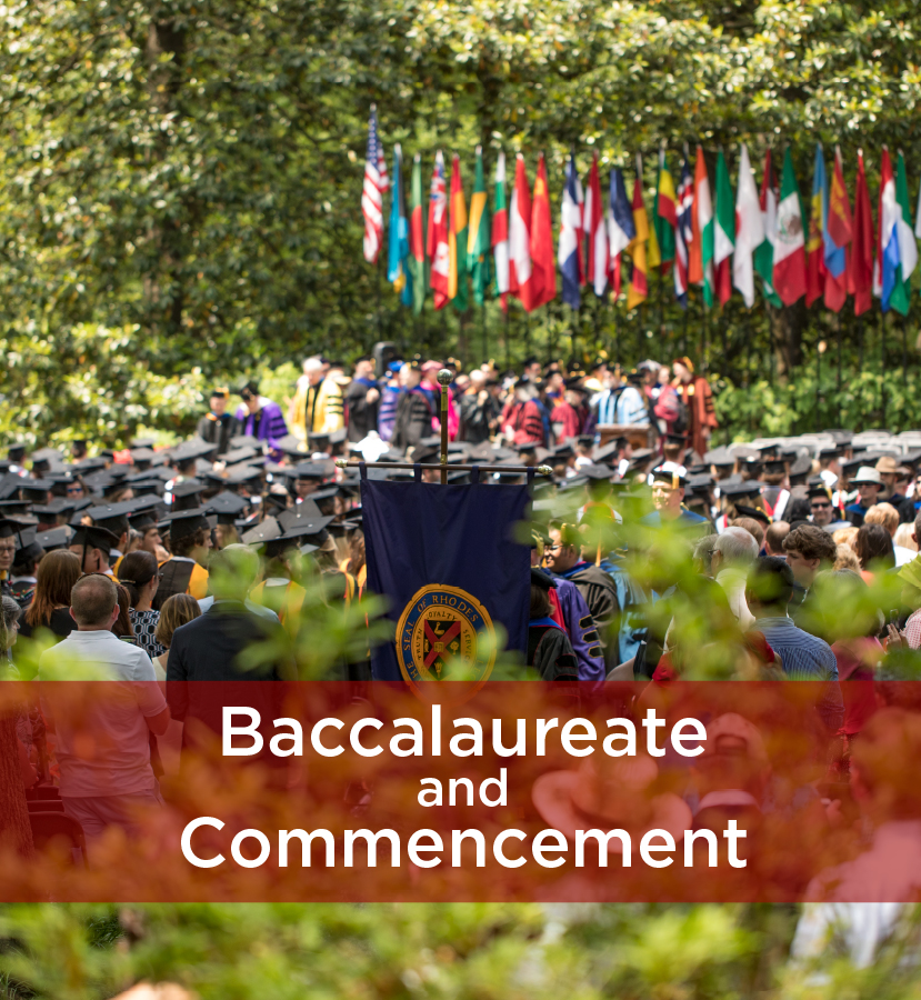 Graduation at Rhodes College