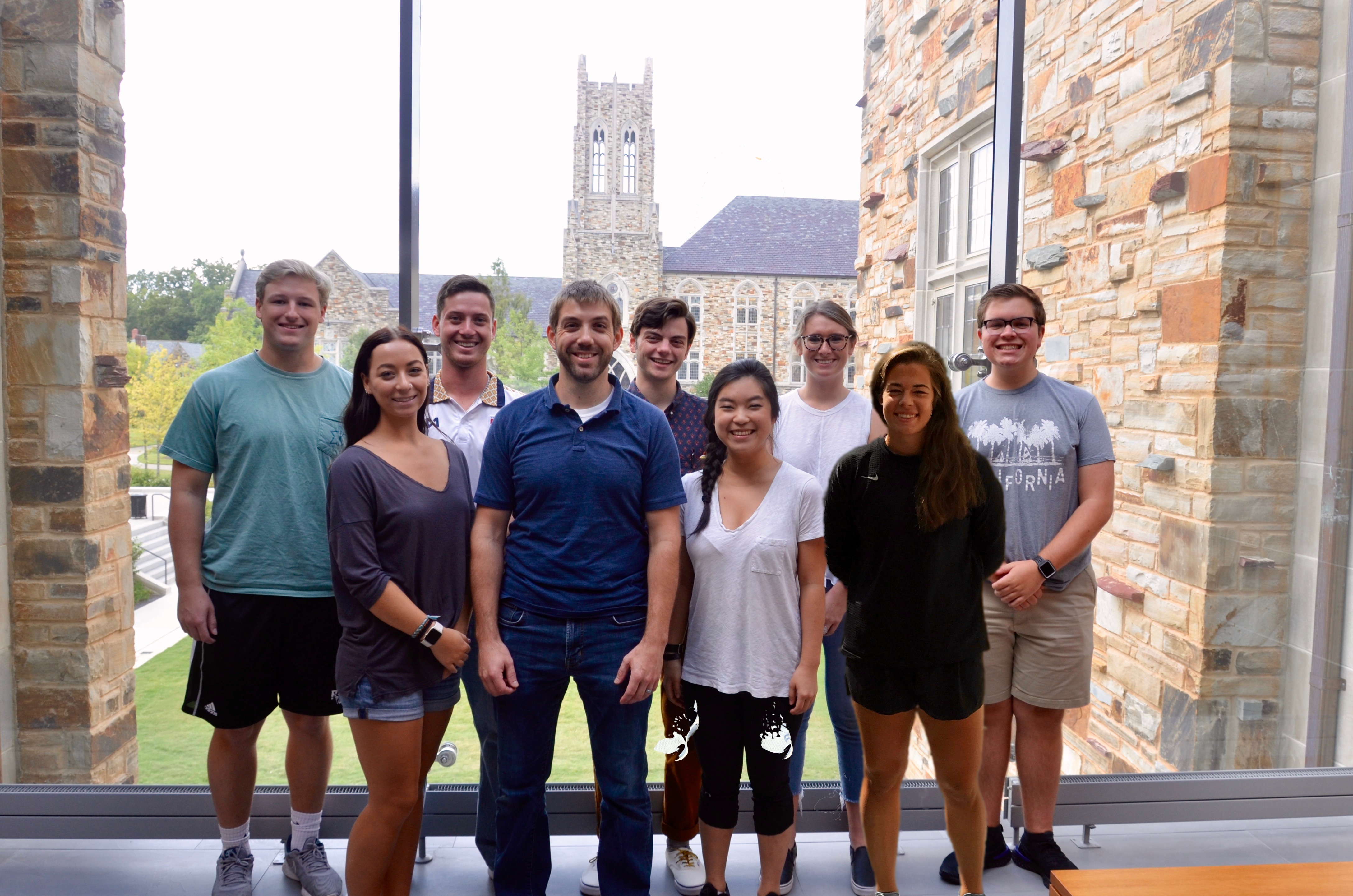 a group of students and a professor