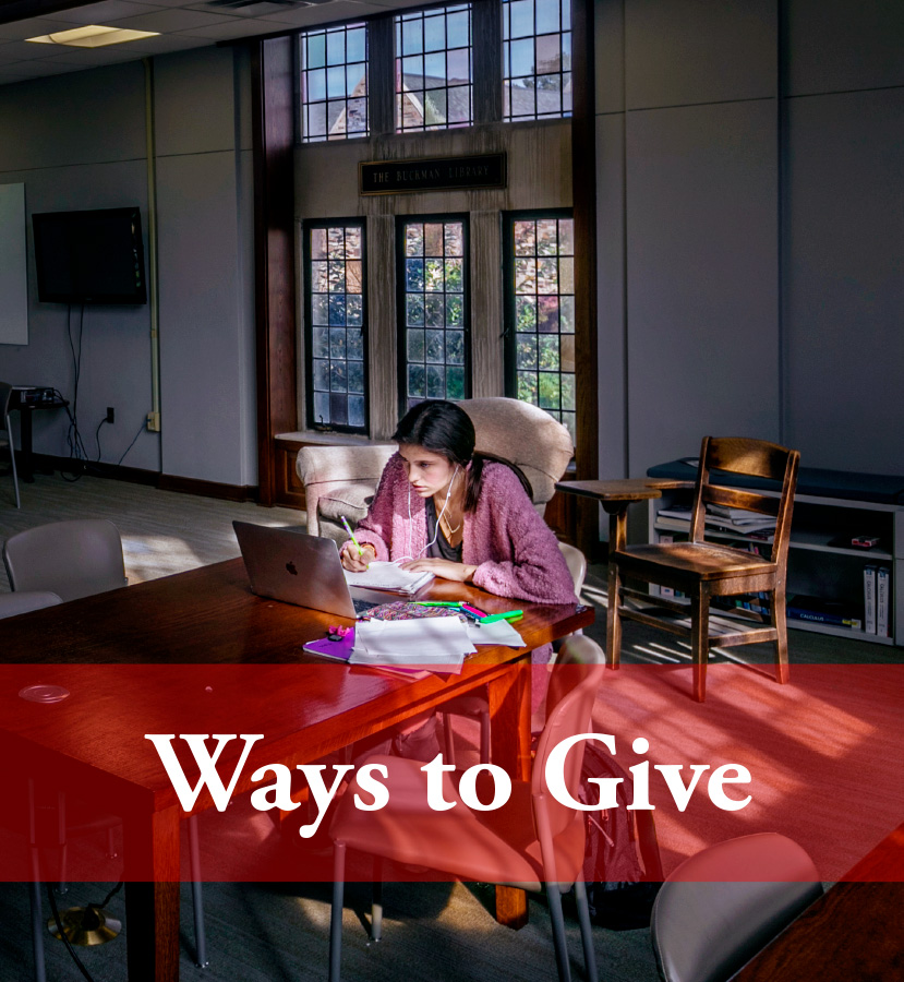 Ways to Give to Rhodes College
