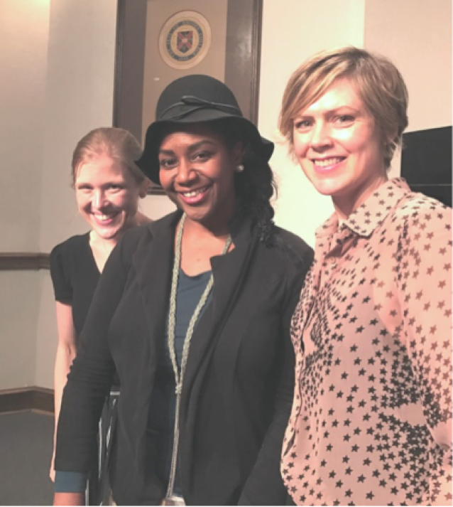Pictured: (L-R) Caki Wilkinson, Z.Z. Packer, Amy Benson
