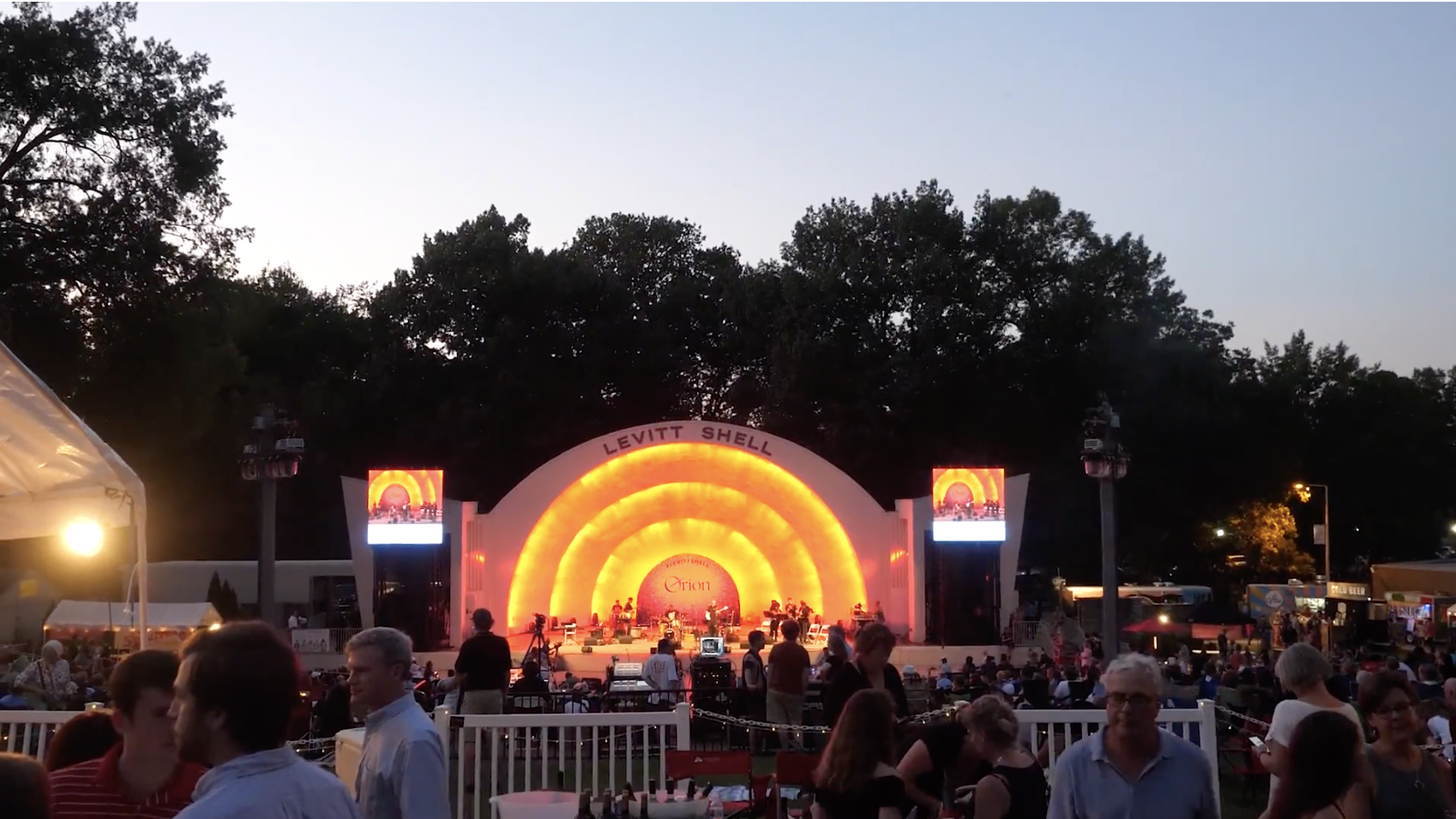 Jazz Concert in Levitt Shell in Overton Park