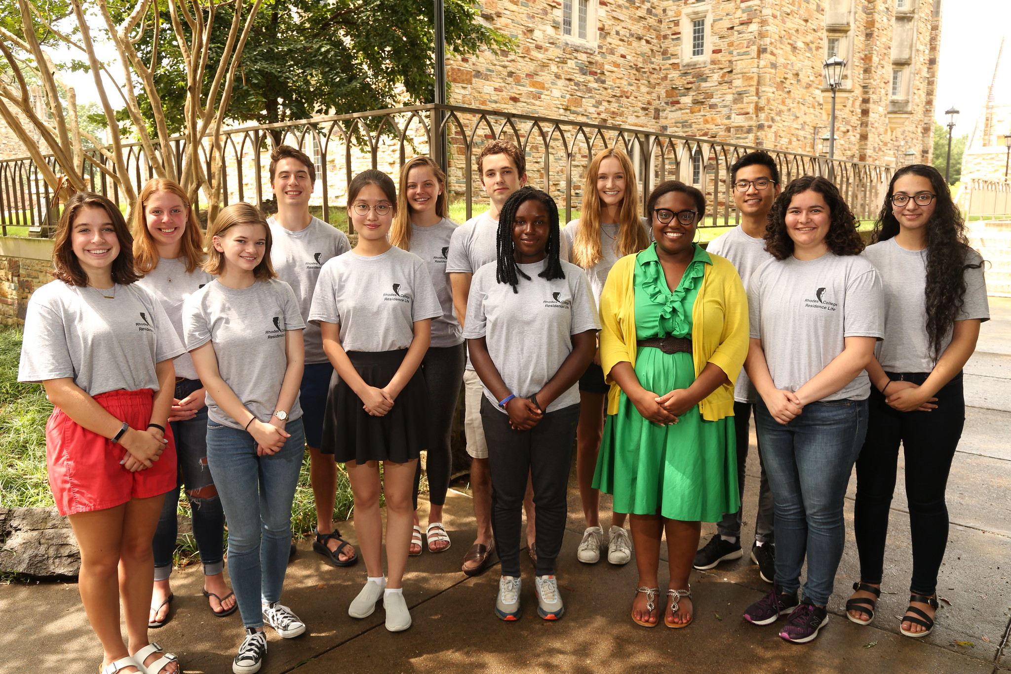 group shot of student RAs