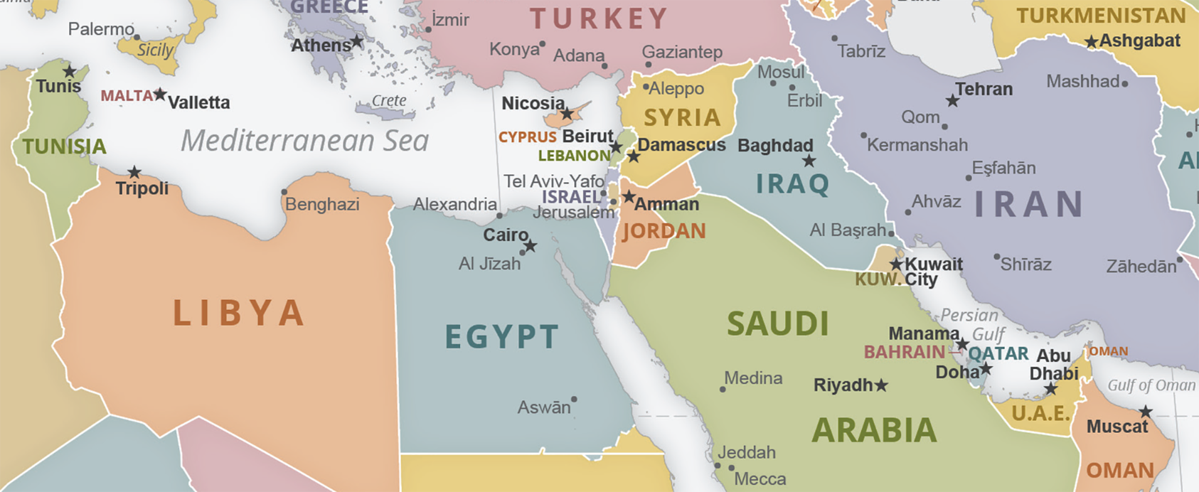 Middle East Map