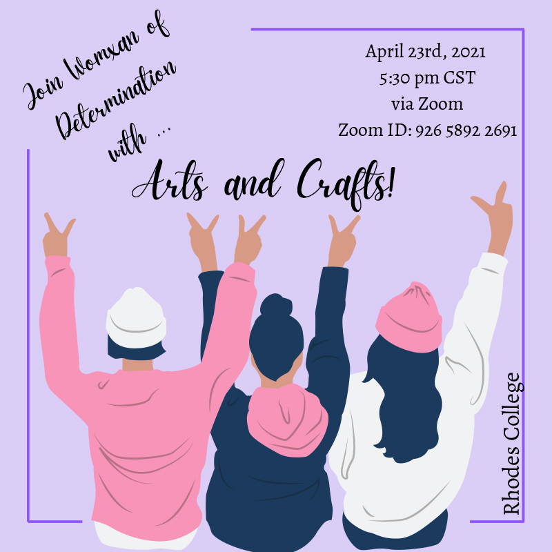 poster for Arts and crafts meeting