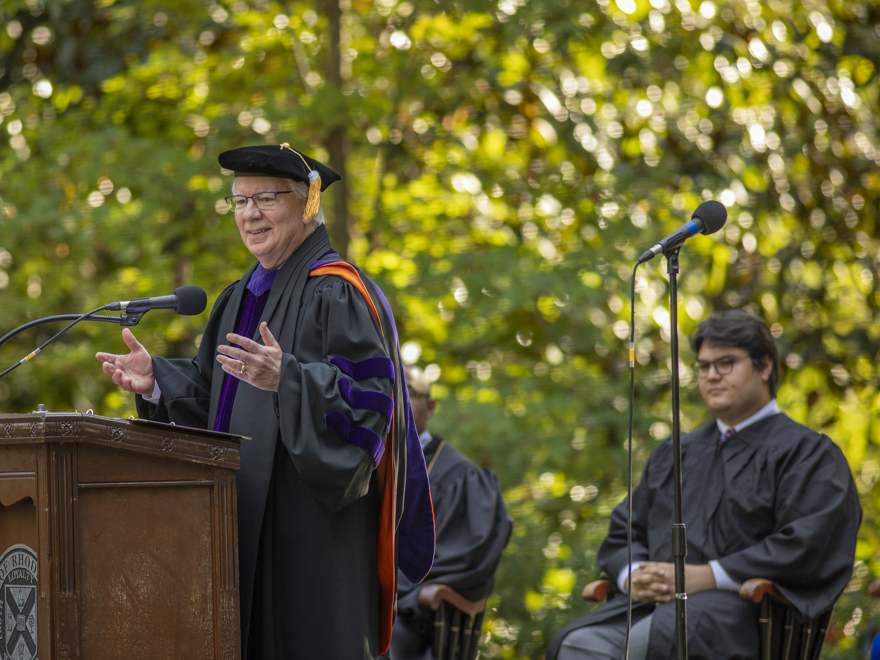 Interim President Carroll Stevens at Opening Convocation