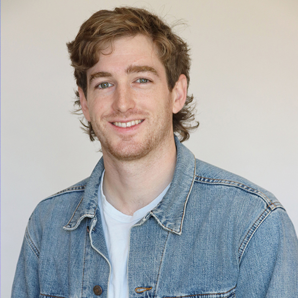 a young man with brown hair