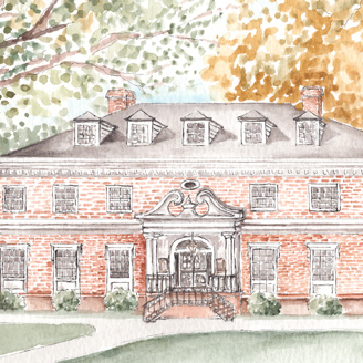 King Hall Illustration