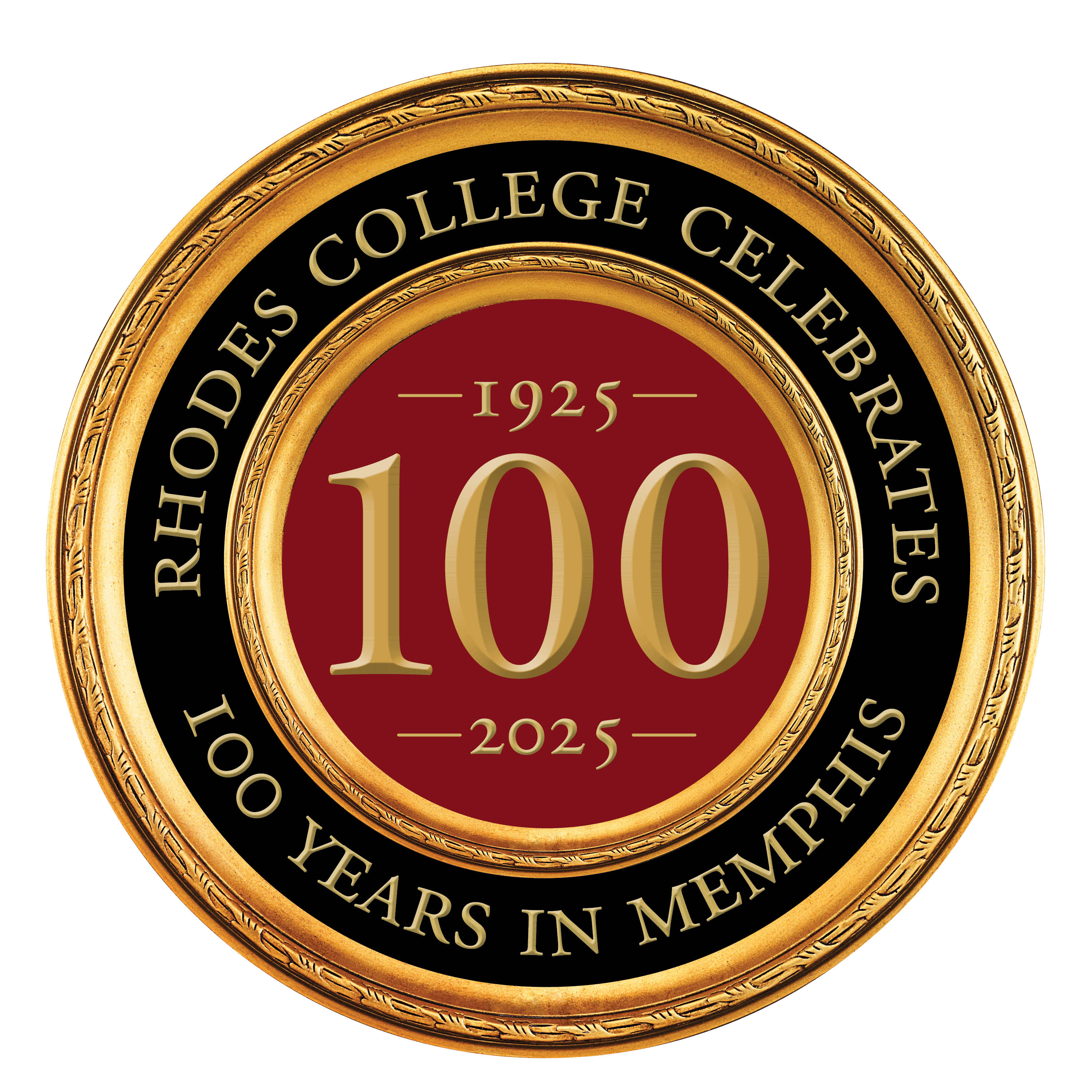 logo for Rhodes celebrating 100 years in MemphisRhodes into Memphis: 100 Years of Service 