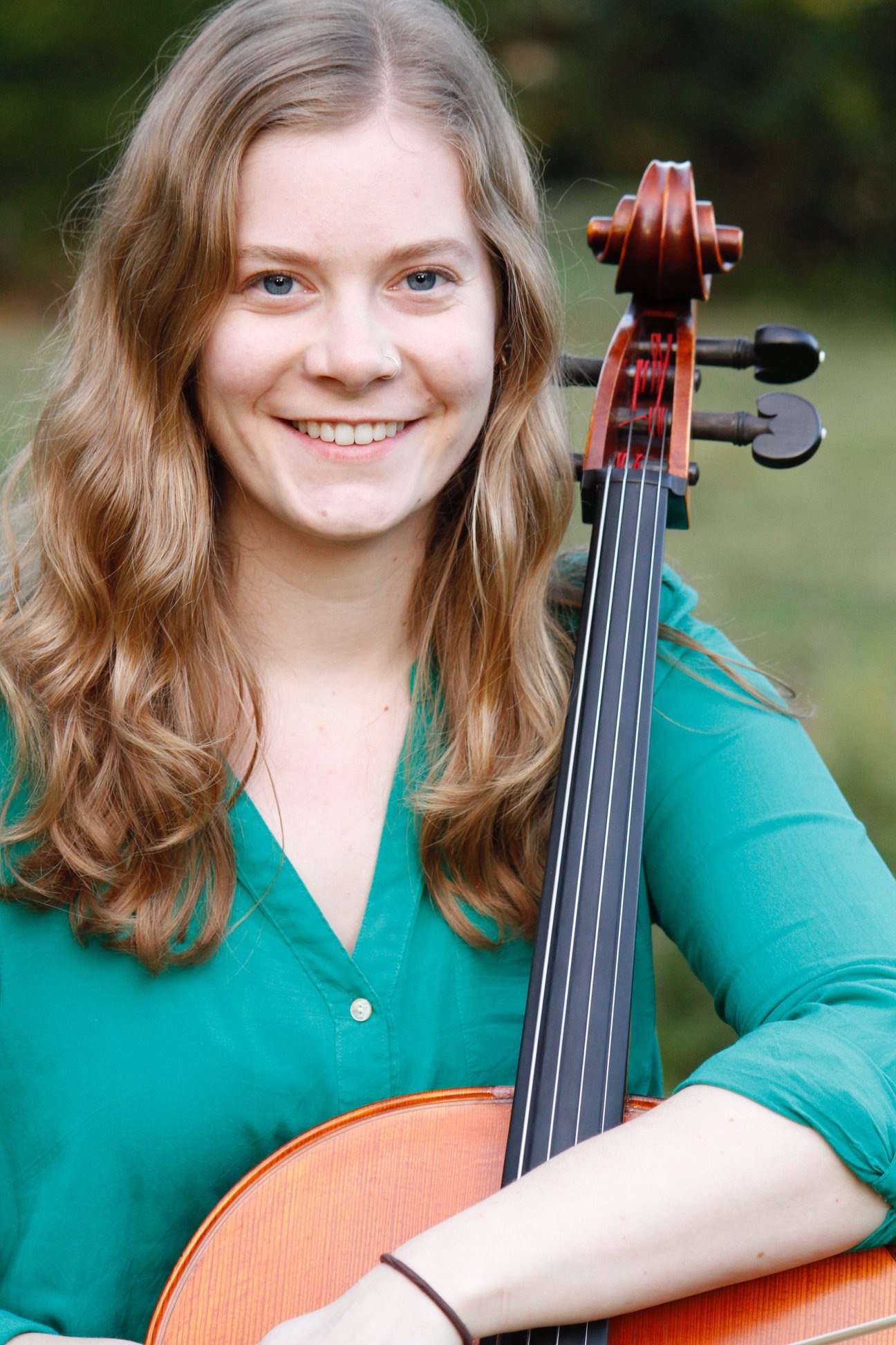 a young woman with long blonde hair
