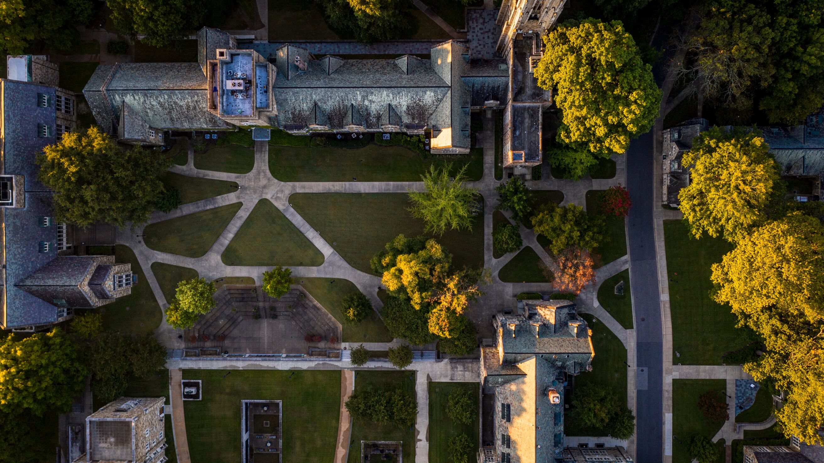 Arial Shot of Campus