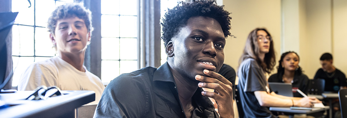 students in a classroom