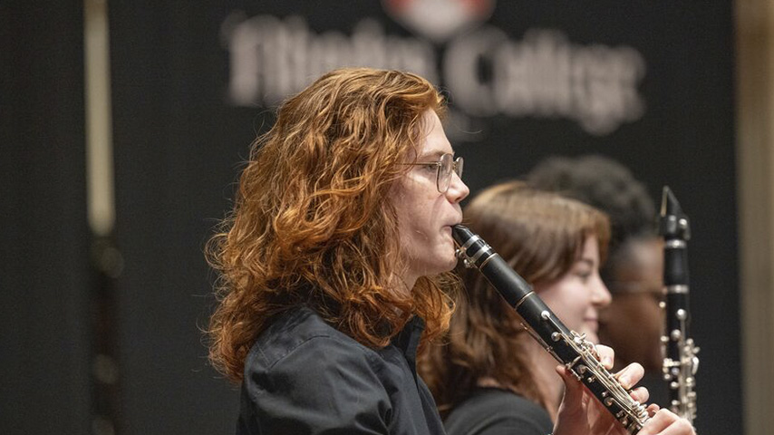 a clarinetist