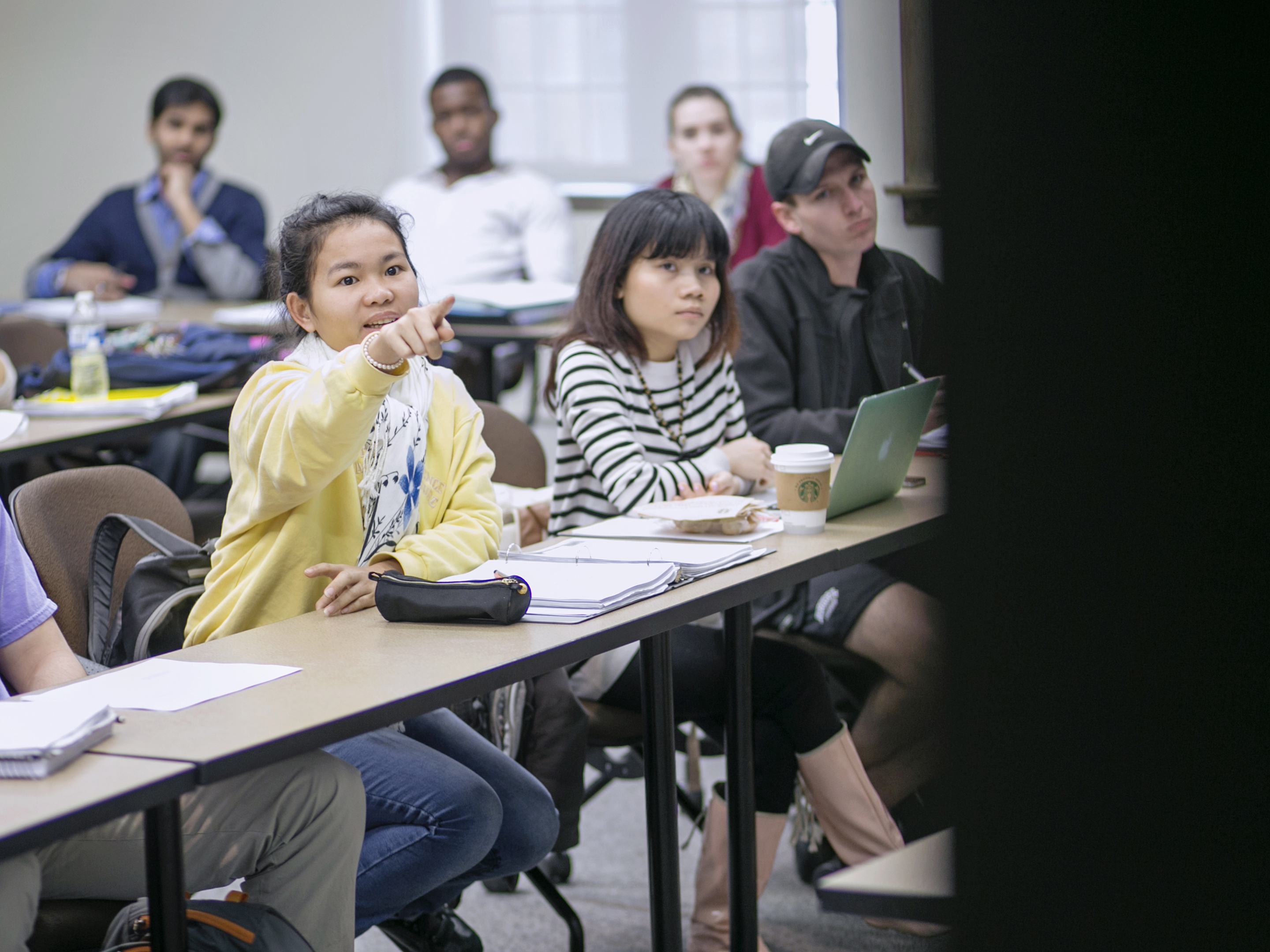 students in a classroom