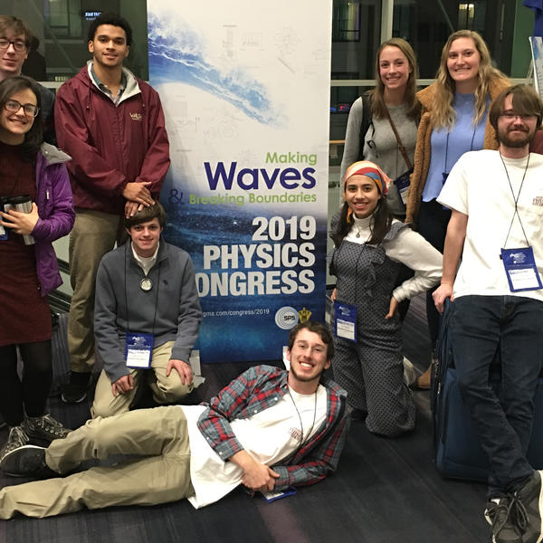 a group of physics students 