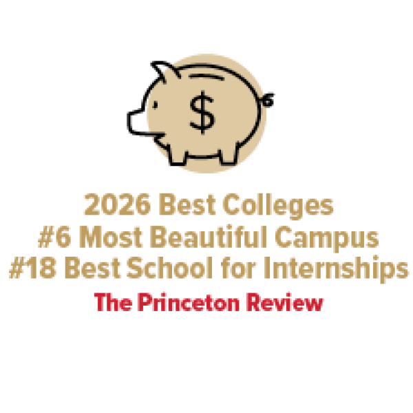 Princeton Review 2025 Best Colleges #18 Best School for internships