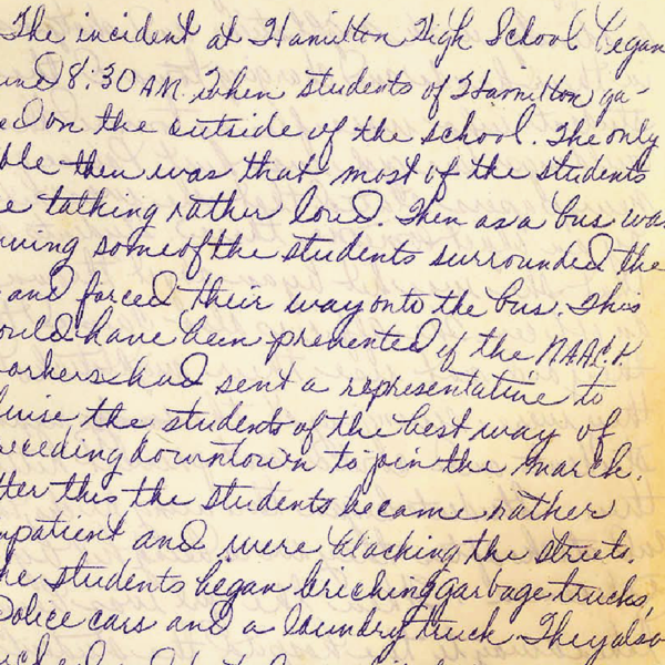 an old handwritten document