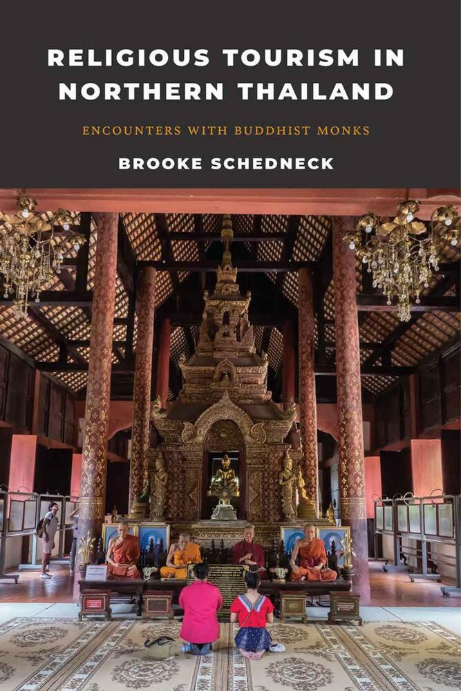a cover illustration showing a religious temple in Thailand 