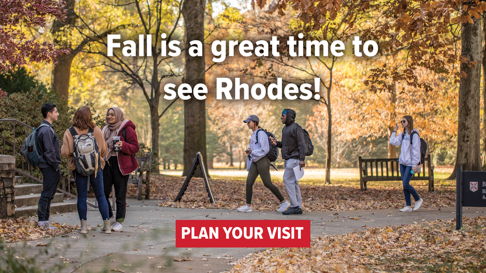 plan your visit - students in the fall on the quad