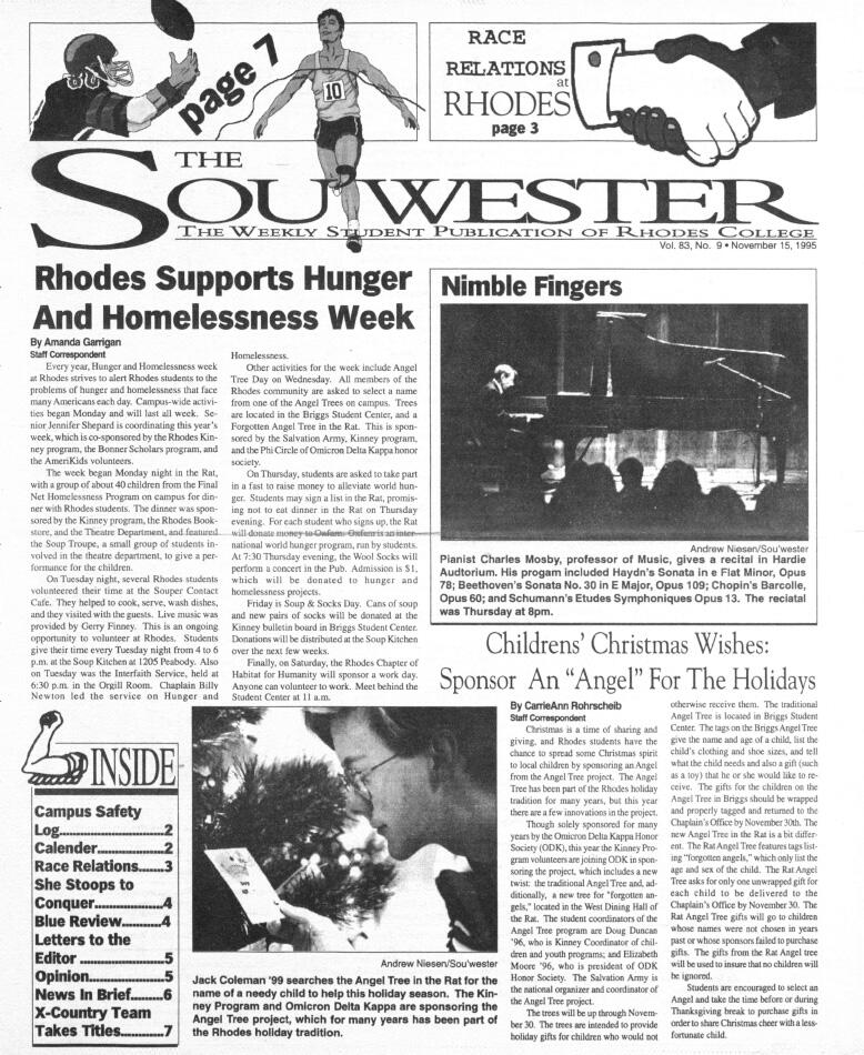 The Sou'wester, Nov. 15, 1995