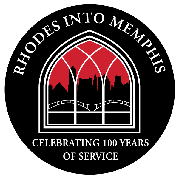 Rhodes into Memphis logo