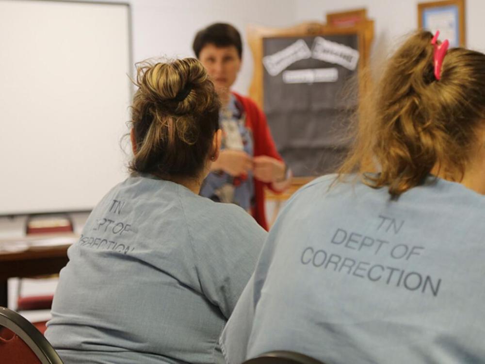 a professor teaches correctional inmates