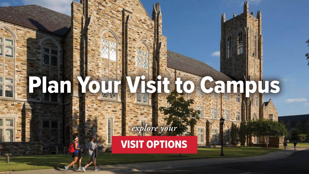 Plan your visit to campus