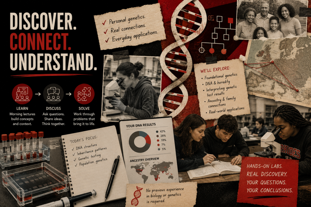 AI image of the study of genetics