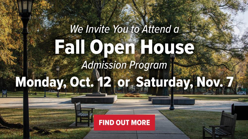 Fall Open House Dates