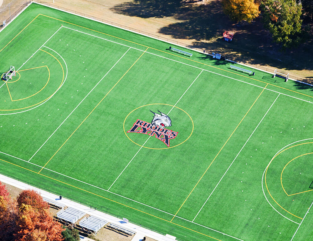 The football field