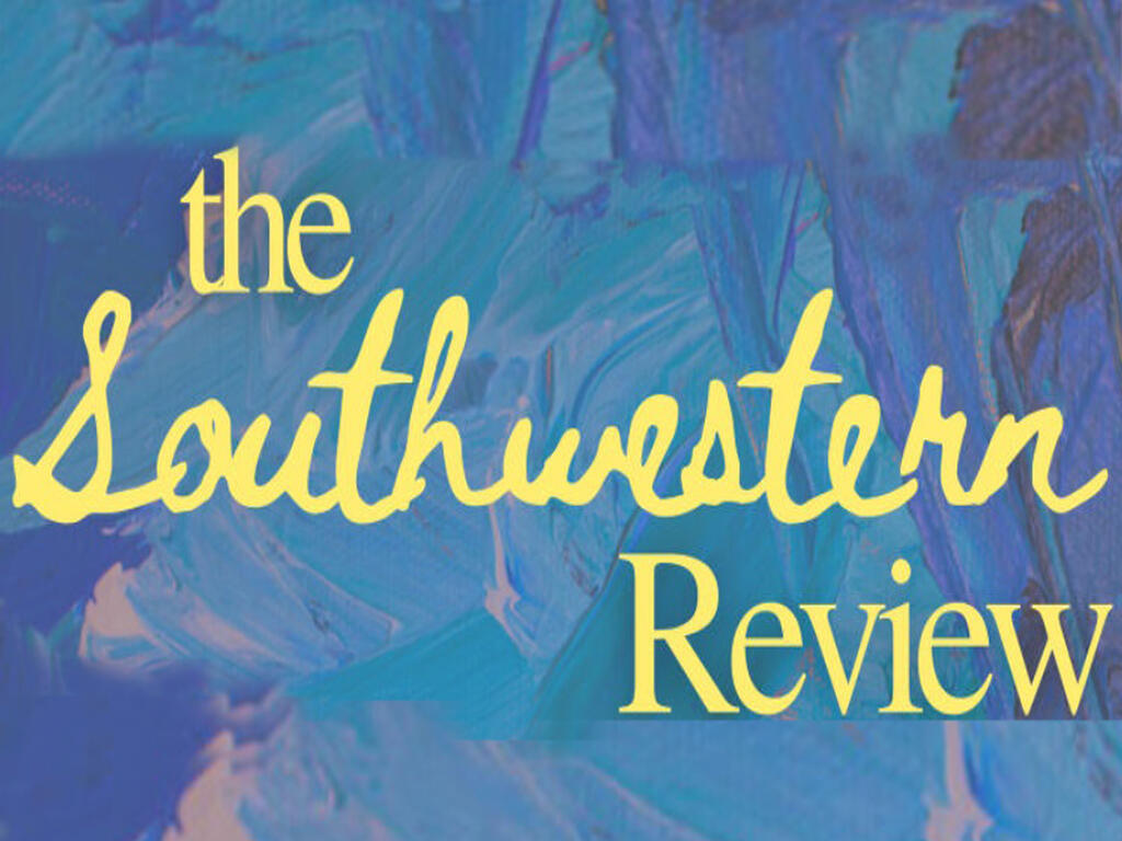image of a graphic with the words The Southwestern Review