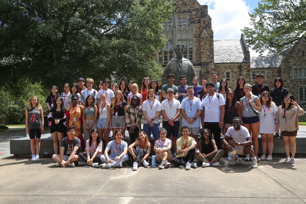 A photo of Class of 2027 International Students at Rhodes College
